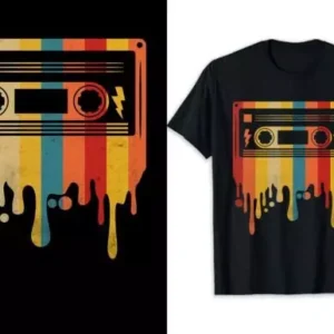 80s tshirt design