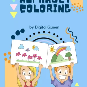 Kids Alphabet Coloring Book