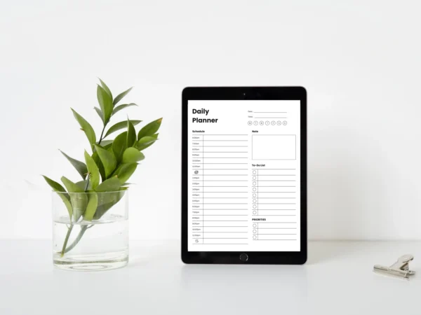 Printable - Fillable Daily Planner | A4 & A5 PDF Templates | Instant Download - Image 2