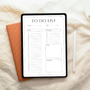 Affordable Digital Products – Instant Downloads 5 Printable To-Do List