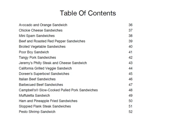 Sandwich Cookbook 497 Recipes in One PDF - Image 3