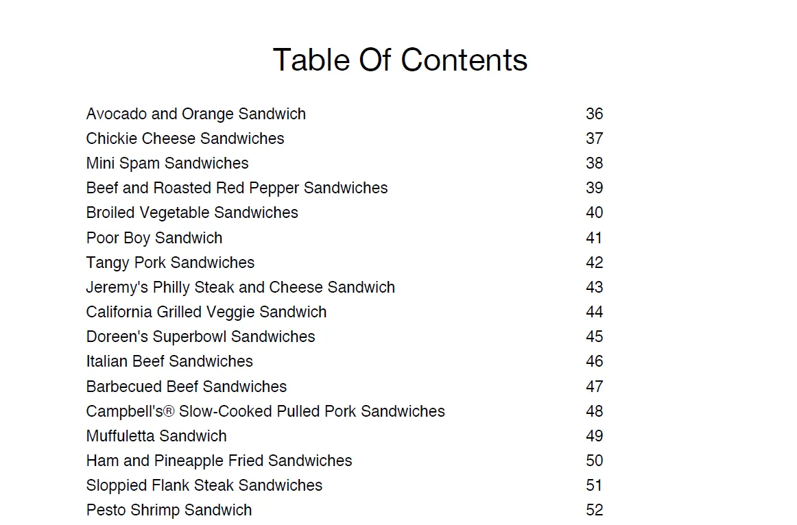 Sandwich Cookbook 497 Recipes in One PDF 3 Sandwich Cookbook 497 Recipes in One PDF - Image 3