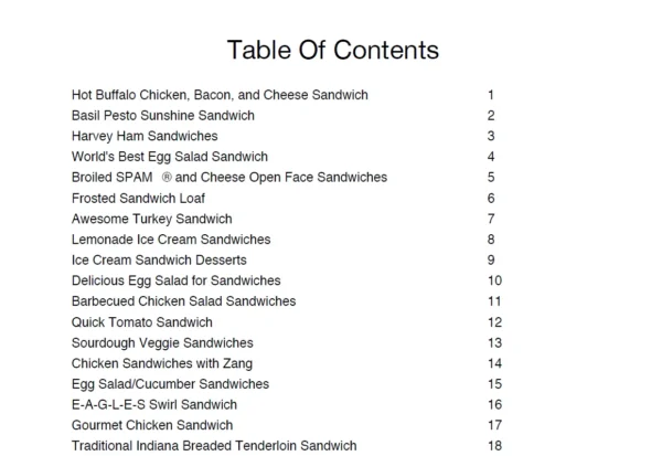 Sandwich Cookbook 497 Recipes in One PDF - Image 2